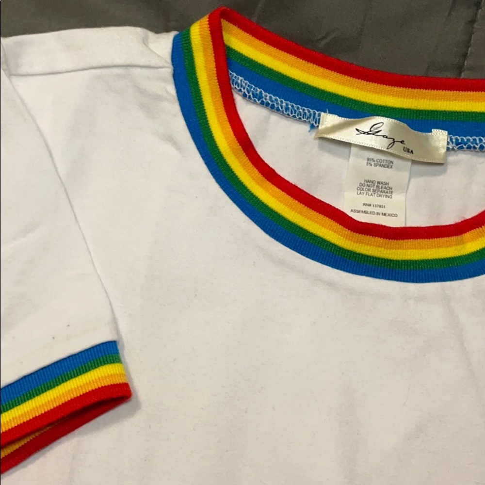 Gaze Rainbow Top